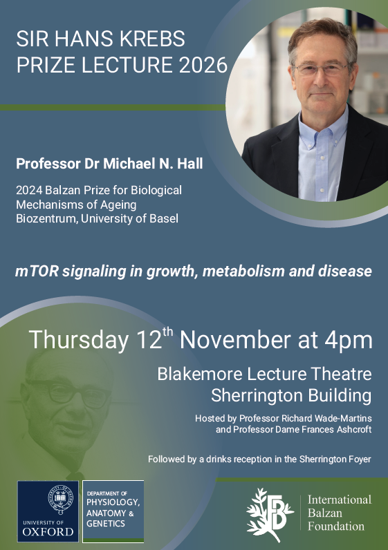 event poster with photo of speaker