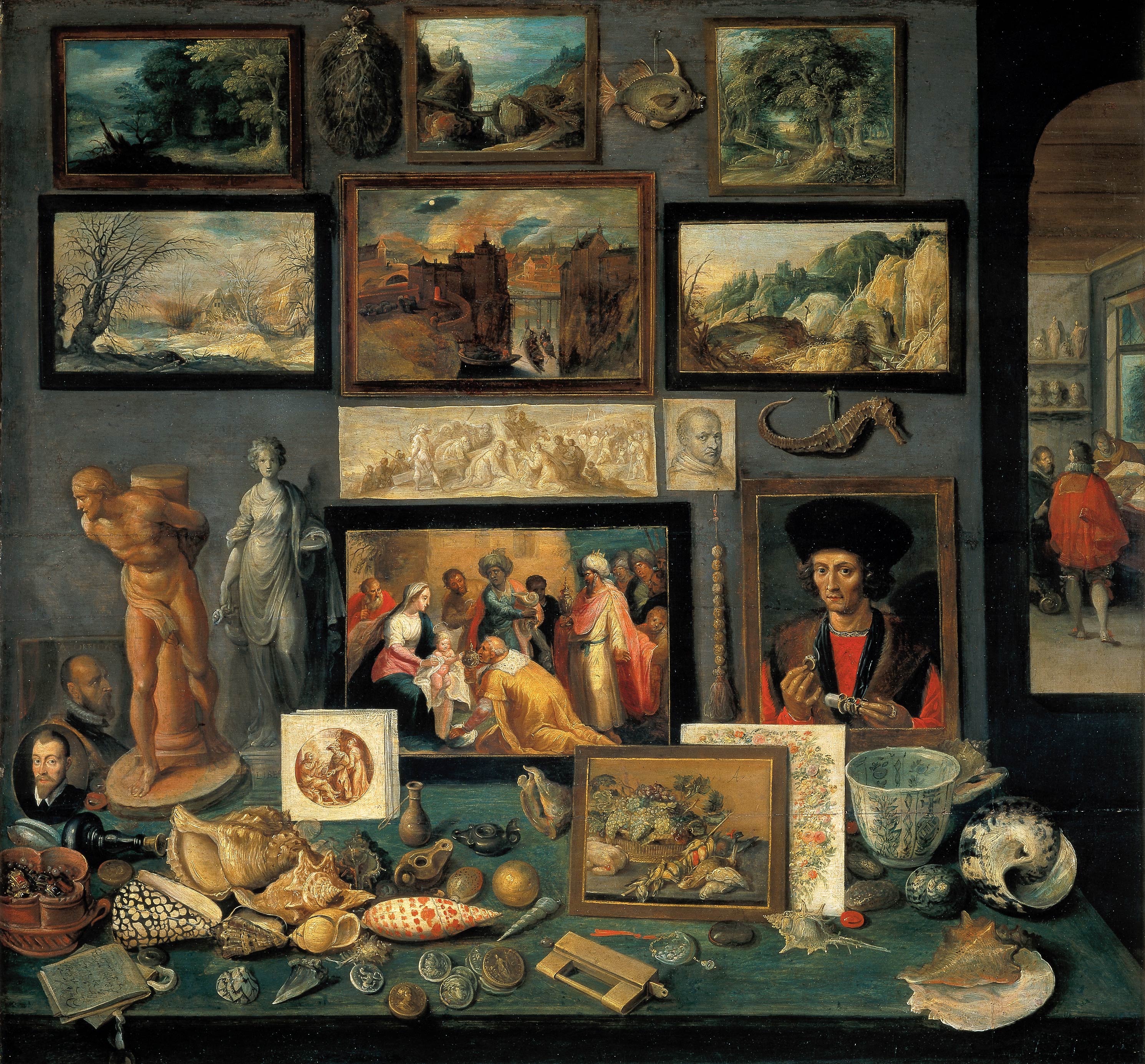 Frans Francken the Younger, Chamber of Art and Curiosities, 1636, Kunsthistorisches Museum, Vienna, GG 1048, source: Wikimedia Commons
