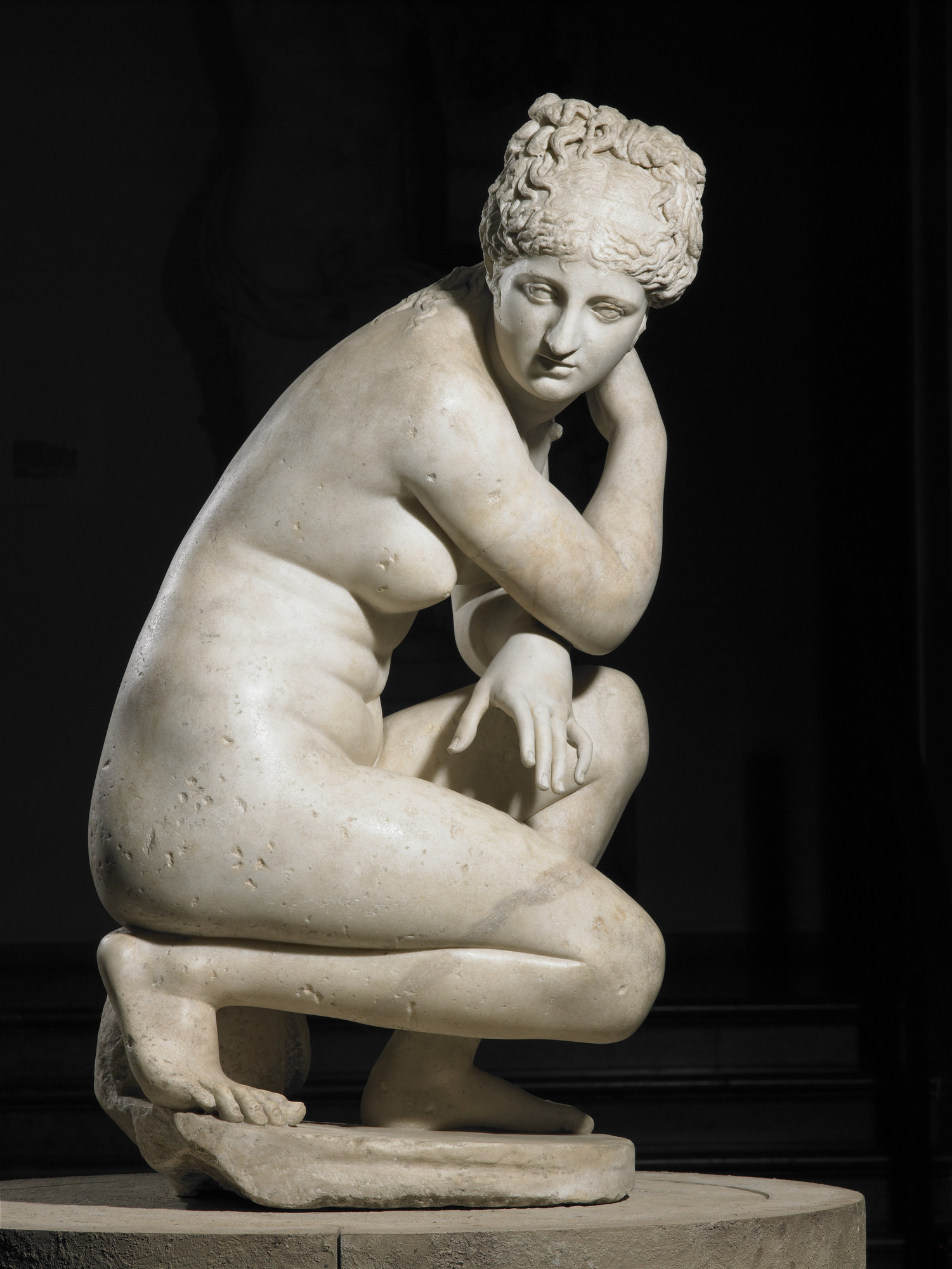 Aphrodite or Crouching Venus' (detail), 100–199 CE, Roman marble after Hellenistic original © Royal Collection Enterprises Limited [2026]