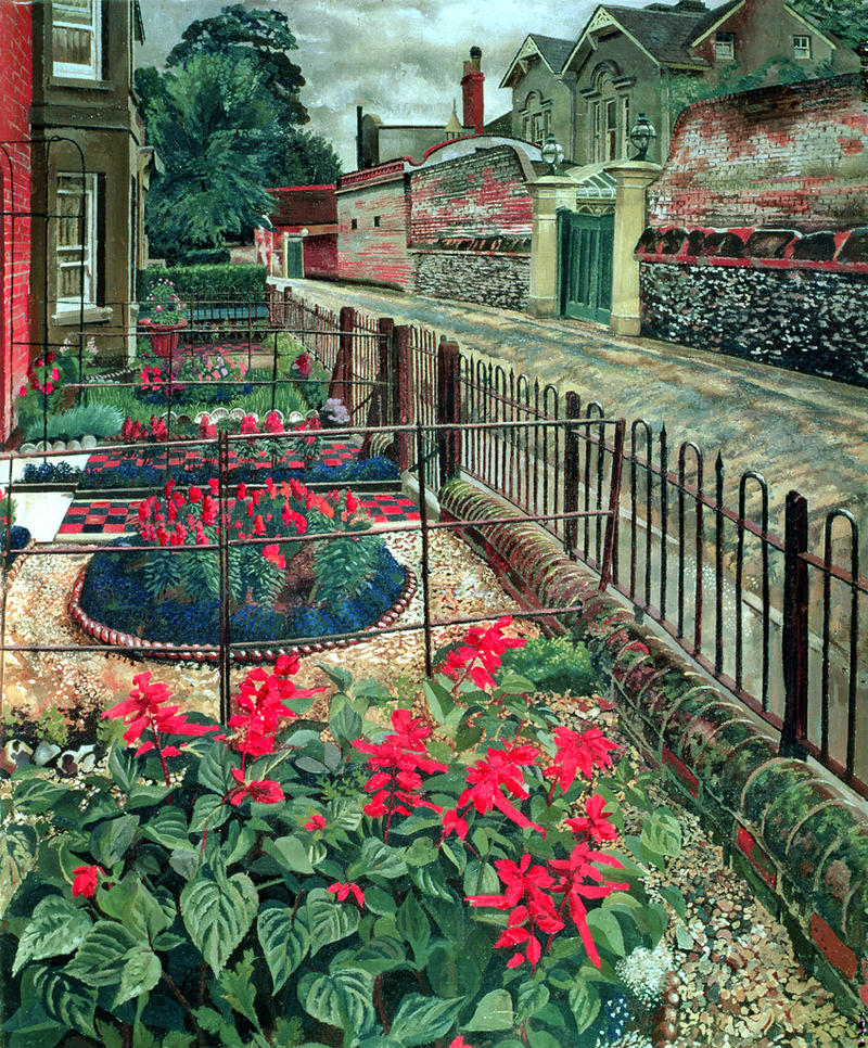 Gardens in the Pound, Cookham, Stanley Spencer, c 1936 oil on canvas © Artist's estate. All rights reserved 2026 / Bridgeman Images
